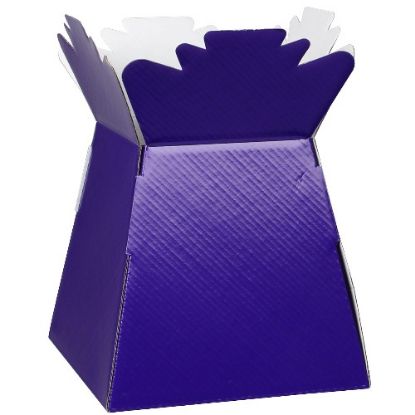 Picture of BOUQUET BOX GLOSSY PURPLE X 30pcs`